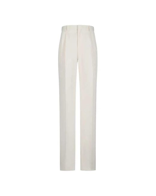 Lardini White Drop Regular Pants for men