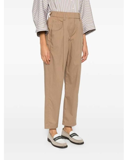 Brunello Cucinelli Natural Stretch Pants