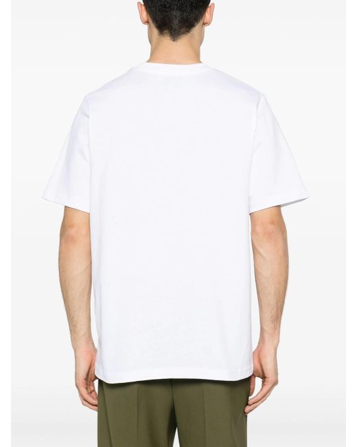 T-Shirt Con Stampa Grafica di Casablancabrand in White da Uomo