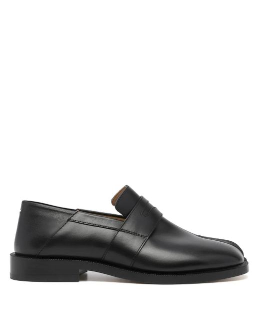 Maison Margiela Black Tabi Moccasins