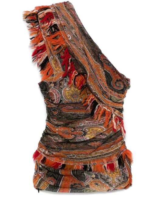 Isabel Marant Red Devona Top