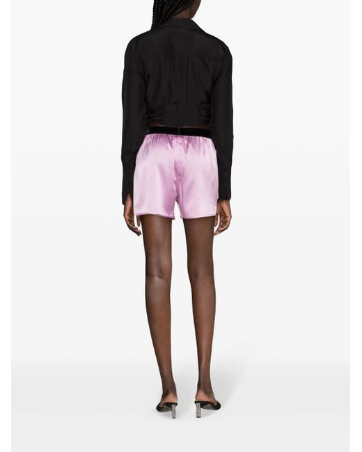 Shorts Con Vita Elasticizzata di Tom Ford in Pink
