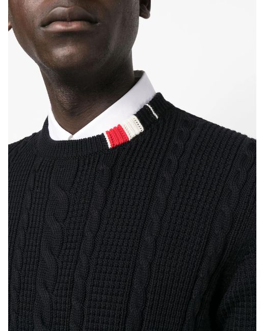 Thom Browne Black Striped Shirt for men