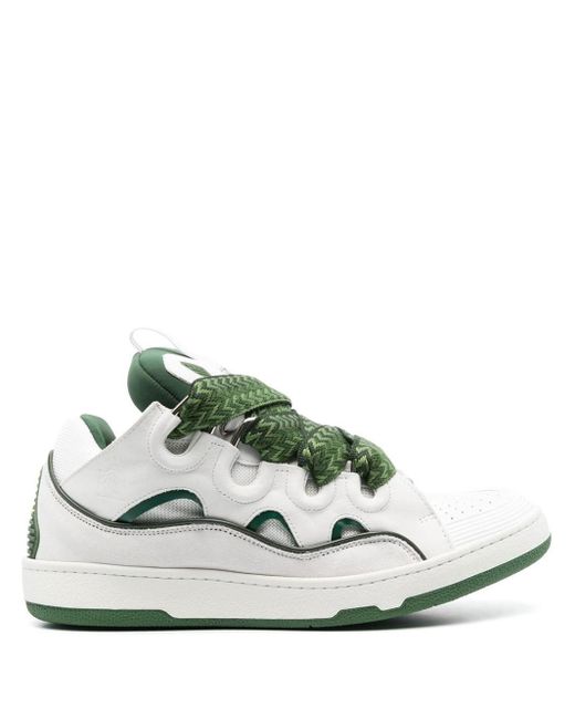 Lanvin Green Curb Sneakers for men