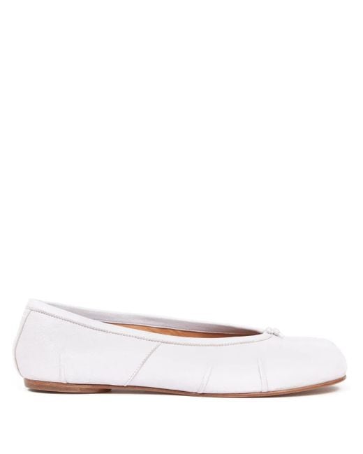 Maison Margiela White Tabi Ballet Flats