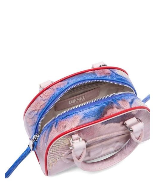 DIESEL Pink 1Dr Dome Embossed Tote Bag