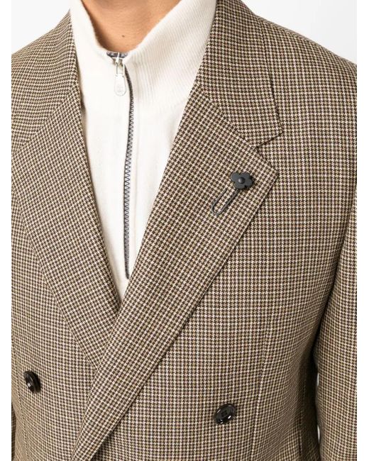 Lardini Gray Double-Breasted 2-Piece Suit for men