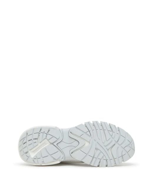 DIESEL White Sneakers With Insert Design