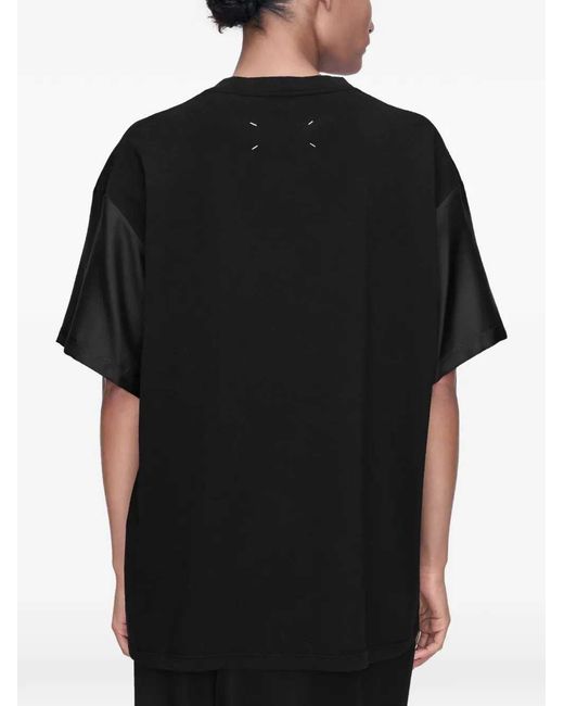 Maison Margiela Black Floral T-Shirt for men