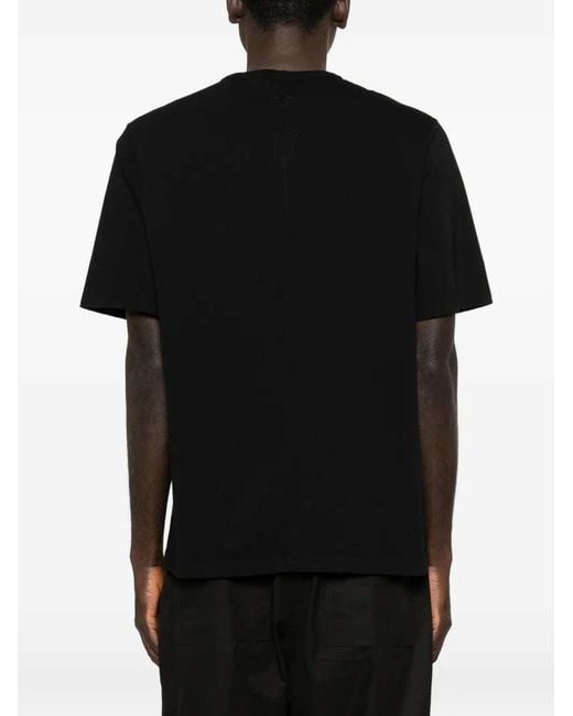 Rick Owens Black Brad T Crew Neck T-Shirt for men