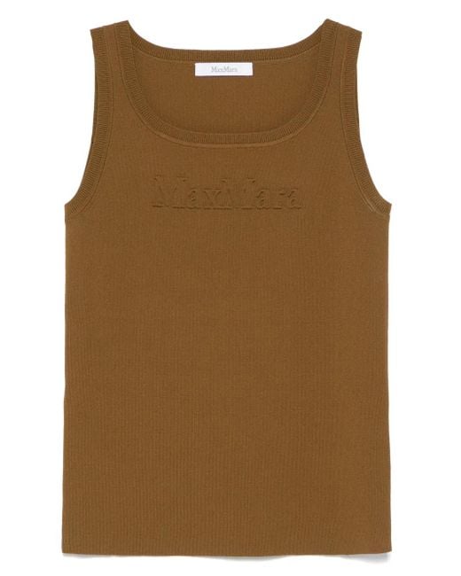 Canotta Pentola di Max Mara in Brown