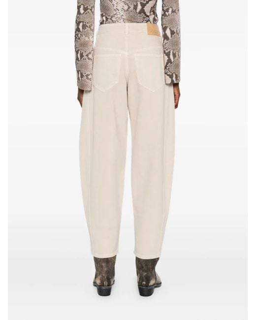 Isabel Marant White Side-Seam Jeans