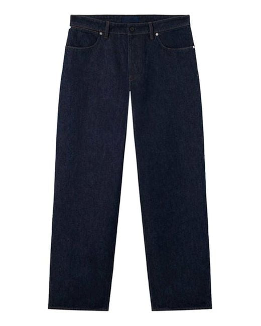 Stone Island Blue Loose-Fit Jeans for men