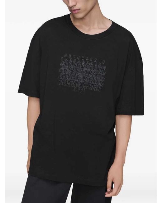 Maison Margiela Black T-Shirt for men
