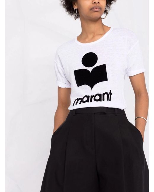 Isabel Marant White T-Shirt With Print