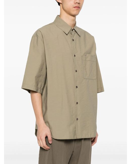 Lemaire Natural Short-Sleeved Shirt for men