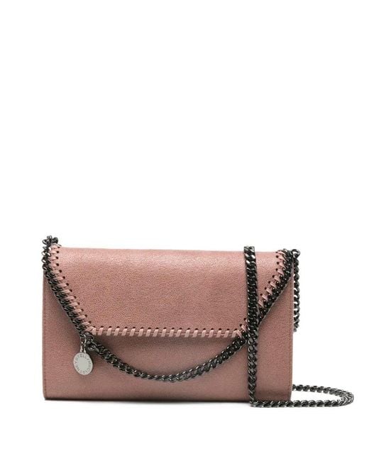 Stella McCartney Pink Mini Shoulder Bag With Magnetic Closure