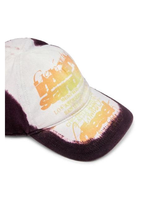 Berretto Da Baseball Di Cotone Con Logo di DIESEL in White da Uomo