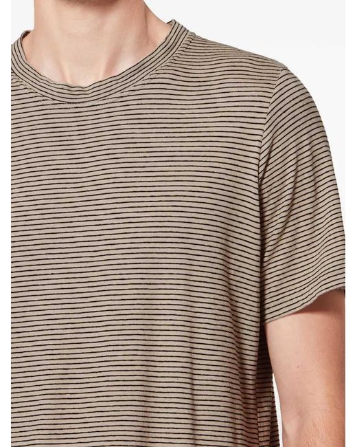 Isabel Marant Gray Leon Striped T-Shirt for men
