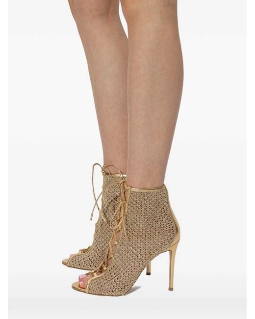 Gianvito Rossi Natural Open Toe Pumps
