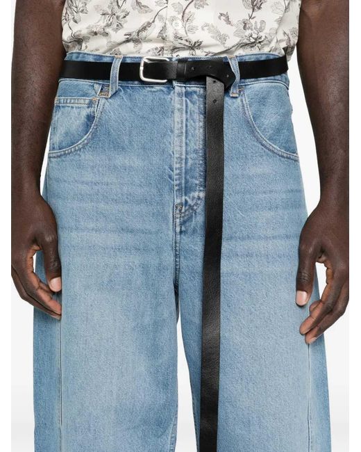 Jacquemus Blue Cotton Jeans for men