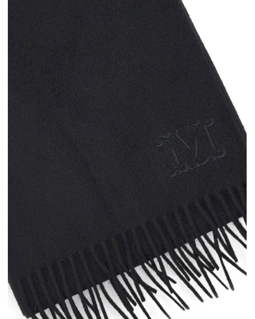 Max Mara Black Wsdalia Scarf