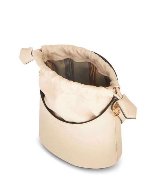 Etro White Saturn Bucket Bag