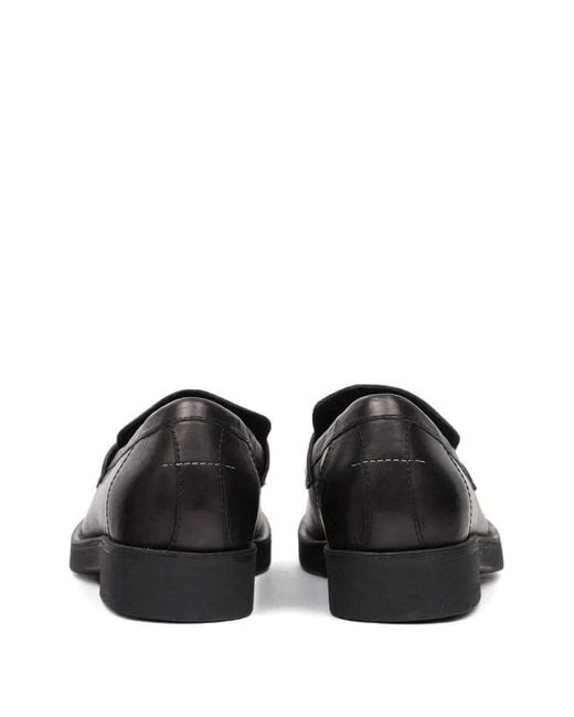 MM6 by Maison Margiela Black City Biker Loafers for men