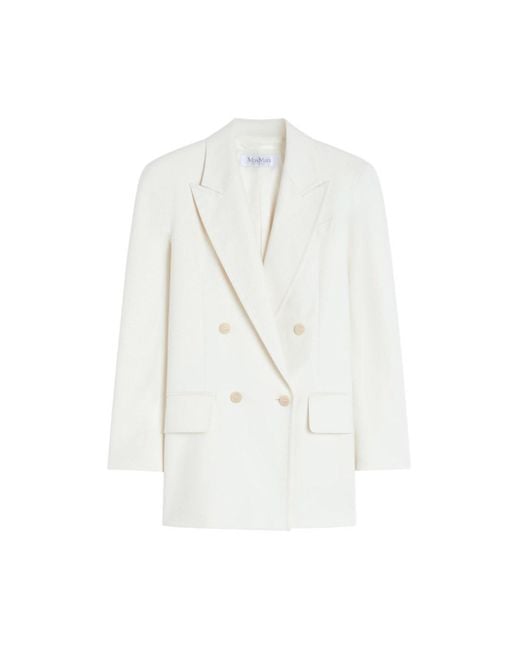 Max Mara White Olimpia Jacket