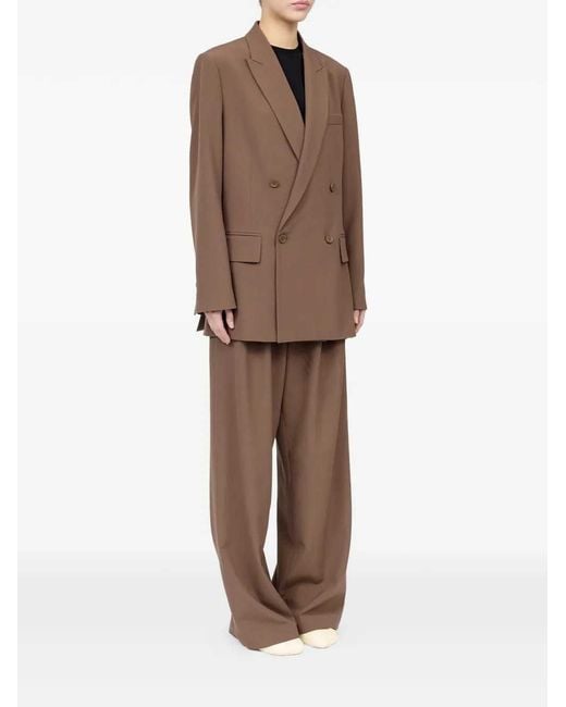 MM6 by Maison Margiela Brown Suit Jacket