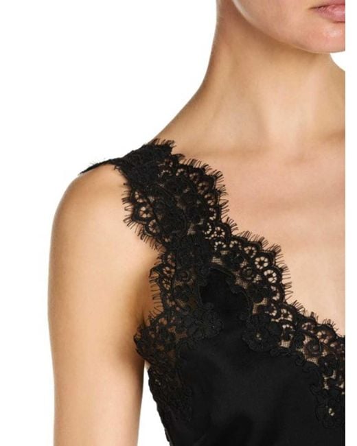 Stella McCartney Blue Lace-Trimmed Top