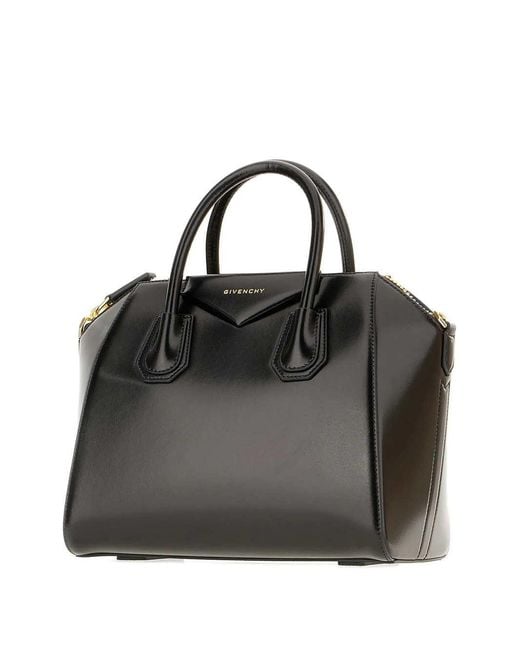 Givenchy Black Antigona Calfskin Tote Bag With Handle