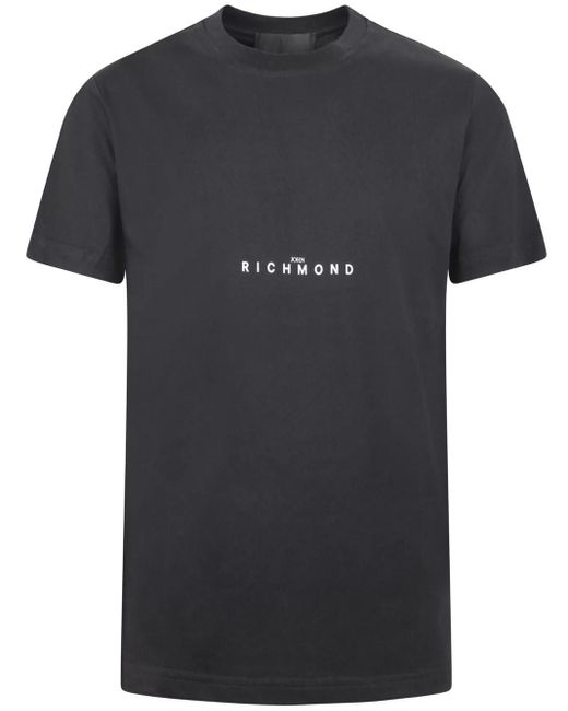 John Richmond Black Logotype T-Shirt for men