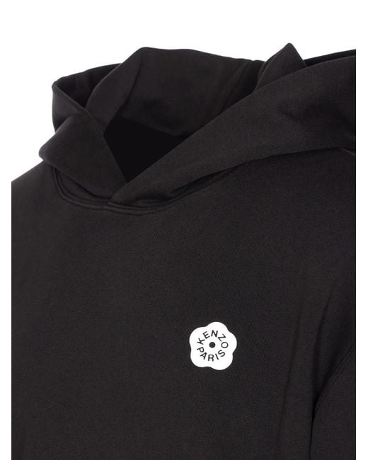 KENZO Black Hoodie for men