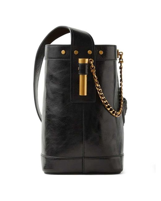 Borsa A Secchiello Piccola di Versace in Black