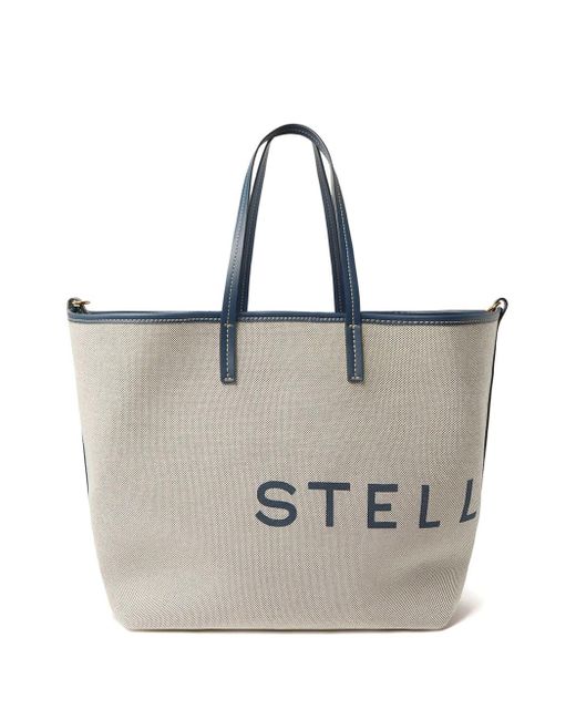 Stella McCartney White Tote Bag With Print