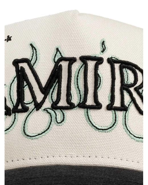 Amiri Black Logo Baseball Cap for men