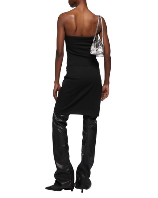 The Attico Black Midi Dress