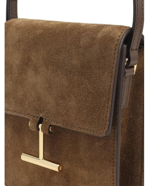 Tom Ford White T-Strap Shoulder Bag