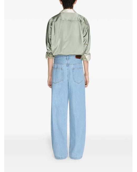 Dries Van Noten Blue Jeans Penning Den for men