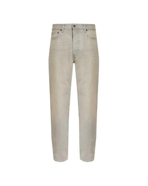 Haikure Gray Faded-Effect Jeans for men