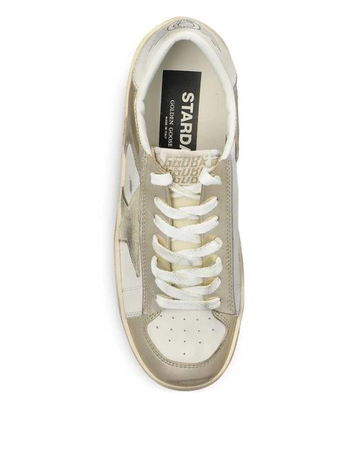 Golden Goose Deluxe Brand Metallic Leather Sneakers