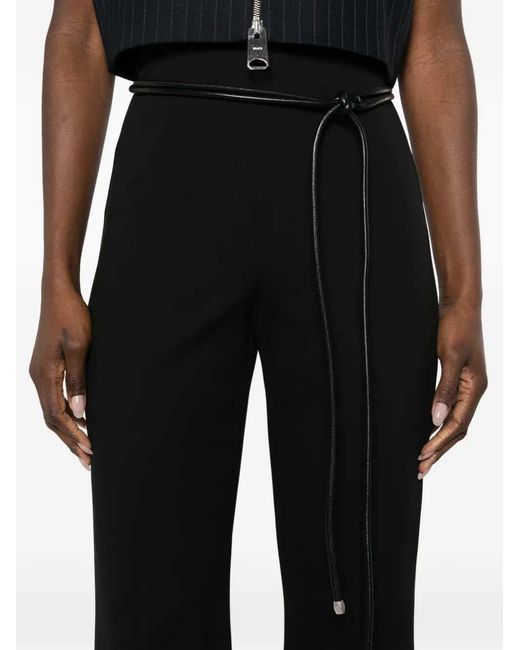 Sportmax Black Token Pants