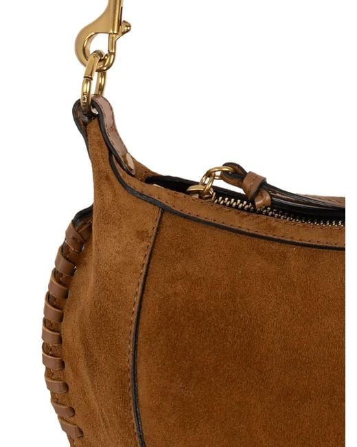 Borsa A Spalla Oskan Moon di Isabel Marant in Brown