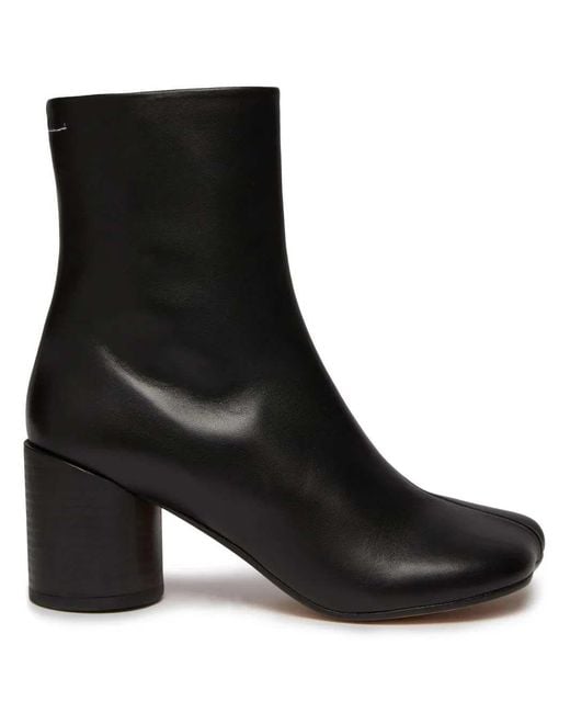 MM6 by Maison Margiela Black Anatomic 70Mm Ankle Boots