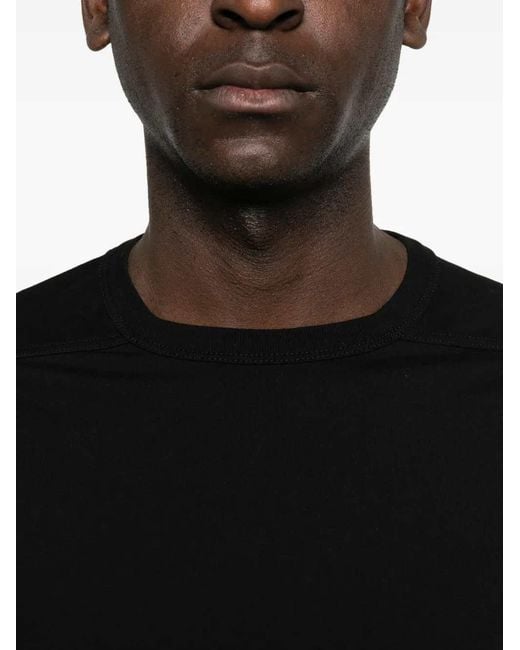 Rick Owens Black Brad T Crew Neck T-Shirt for men