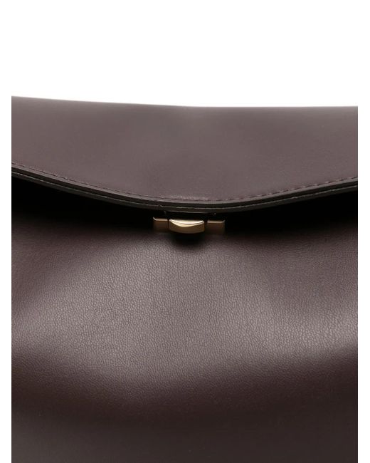 THEMOIRÈ Black Shoulder Bag With Zippered Pocket