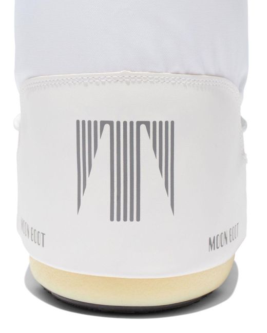 Icon stivali da neve in nylon di Moon Boot in White