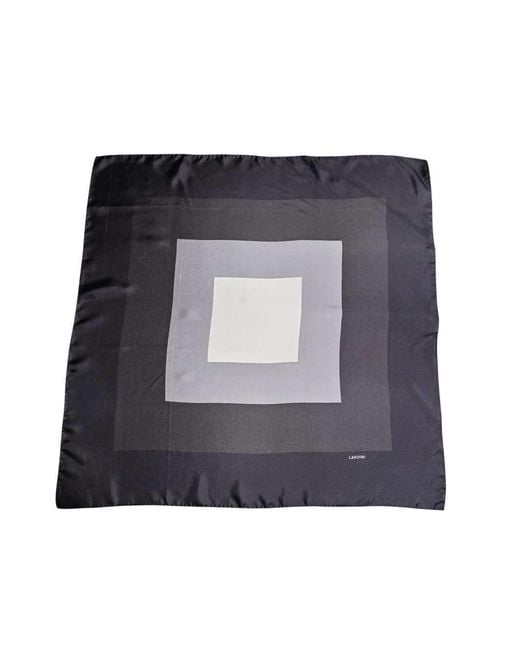 Lardini Black Foulard 90X90 for men