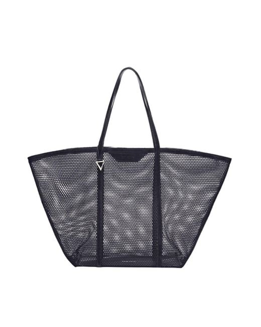 The Attico Gray Via Del Mare' Tote Bag